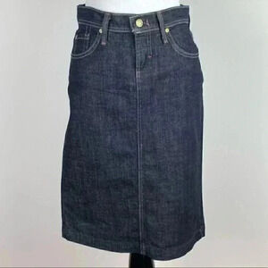 James jeans grace skirt size 25 dark denim pencil